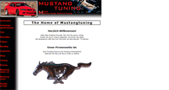 Desktop Screenshot of mustang-tuning.de